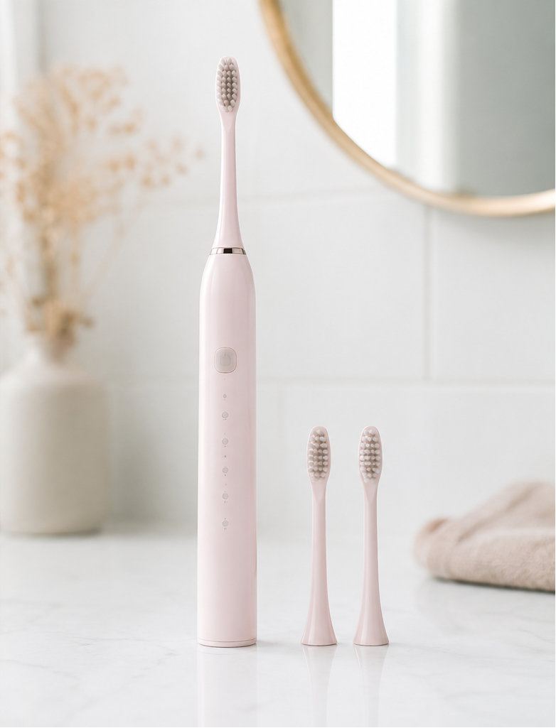 Brosse à dents électrique ORDO et son câble de charge USB
