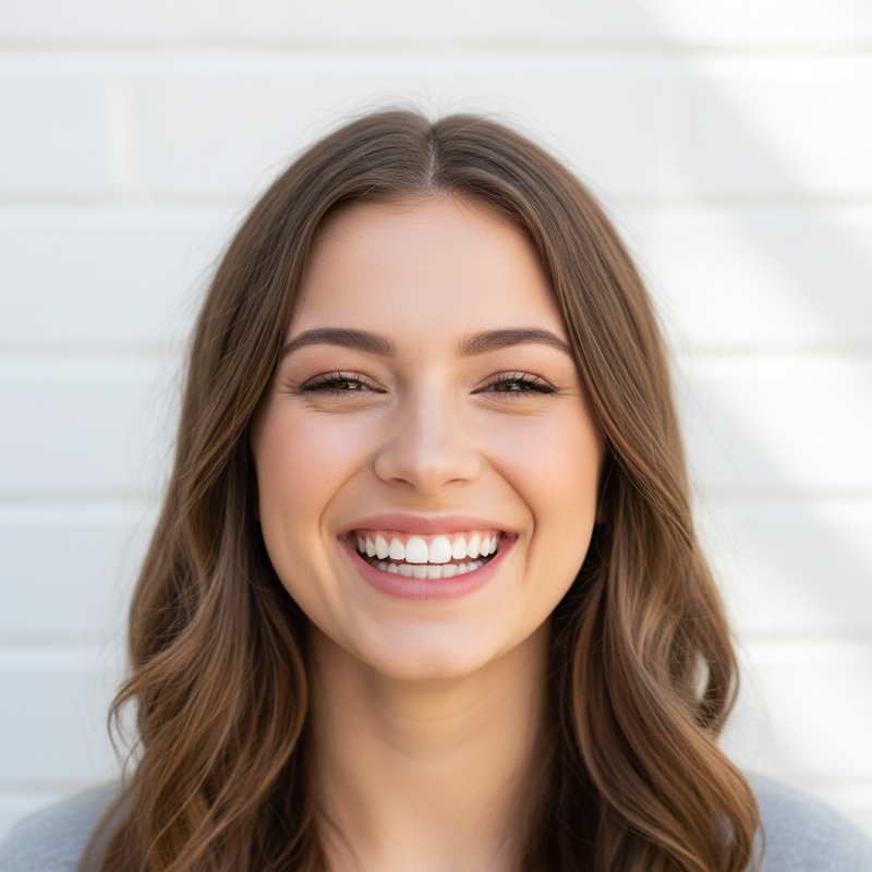 Femme souriant