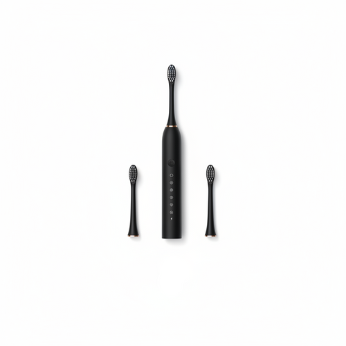 Lot de 2 brosses à dents électriques ORDO, coloris blanc, noir et rose
